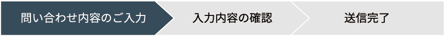 問い合わせ内容のご入力